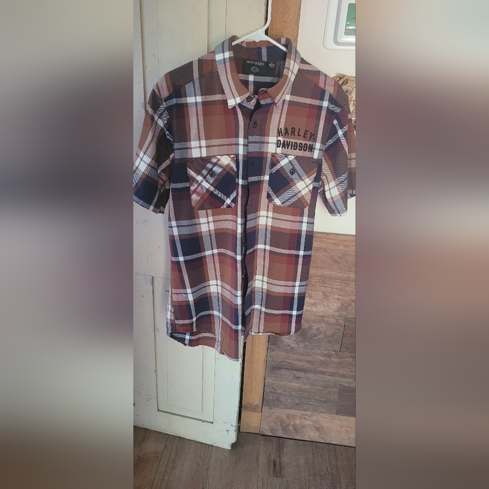 Harley Davison Mens Medium short sleeve shirt NWOT